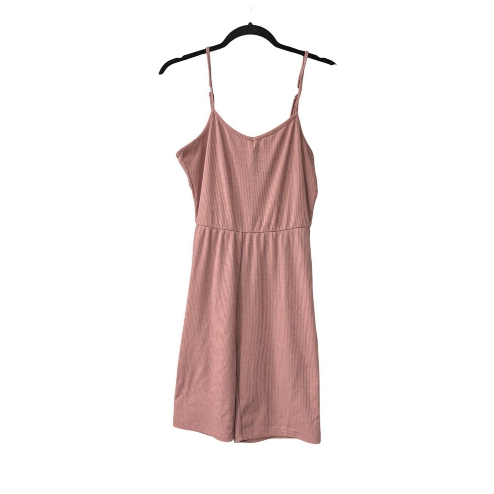 Hot Kiss Workout Romper Women’s Size Medium Mauve